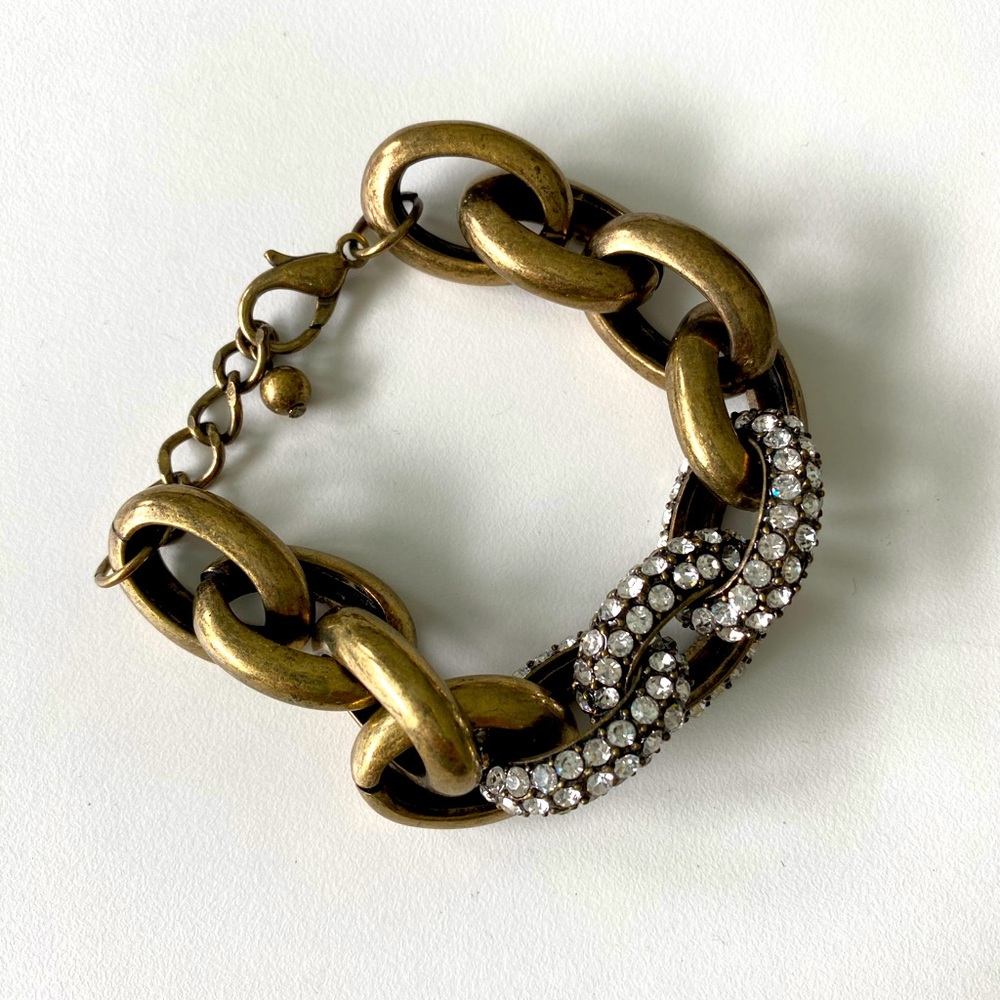 Chunky Rhinestone Bracelet - Picture 2 of 5
